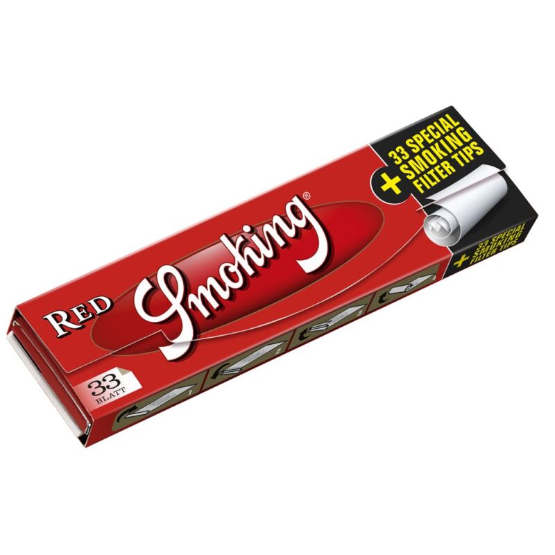 smoking papir sæt med med filter tips pakke