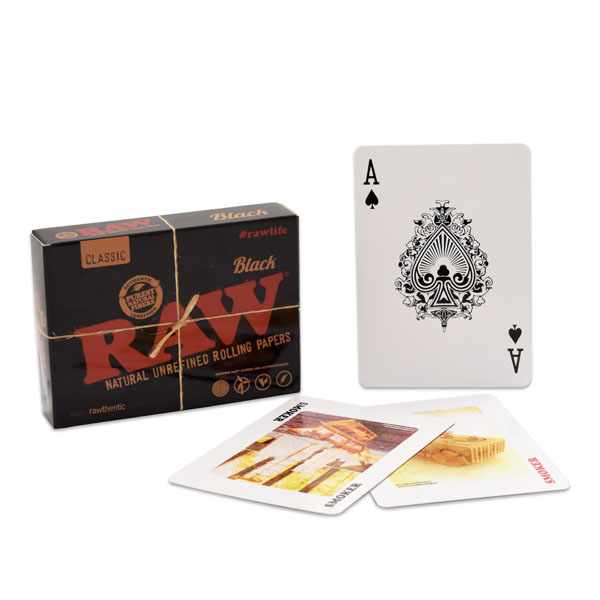 RAW PLAYING CARDS CLASSIC BLACK