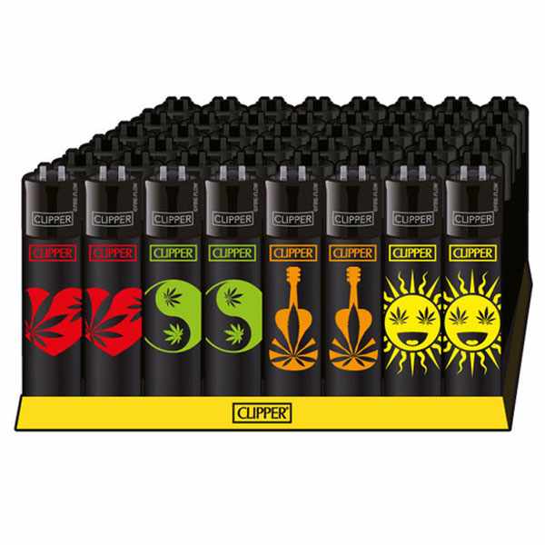 CLIPPER LIGHTER WEED SHAPES YELLOW