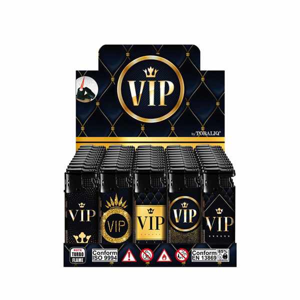VIP STORM LIGHTER RED FLAME B