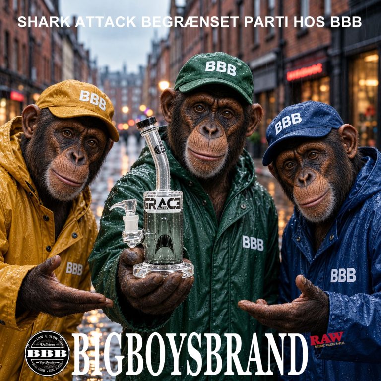 Bigboysbrand med Shark attack bong